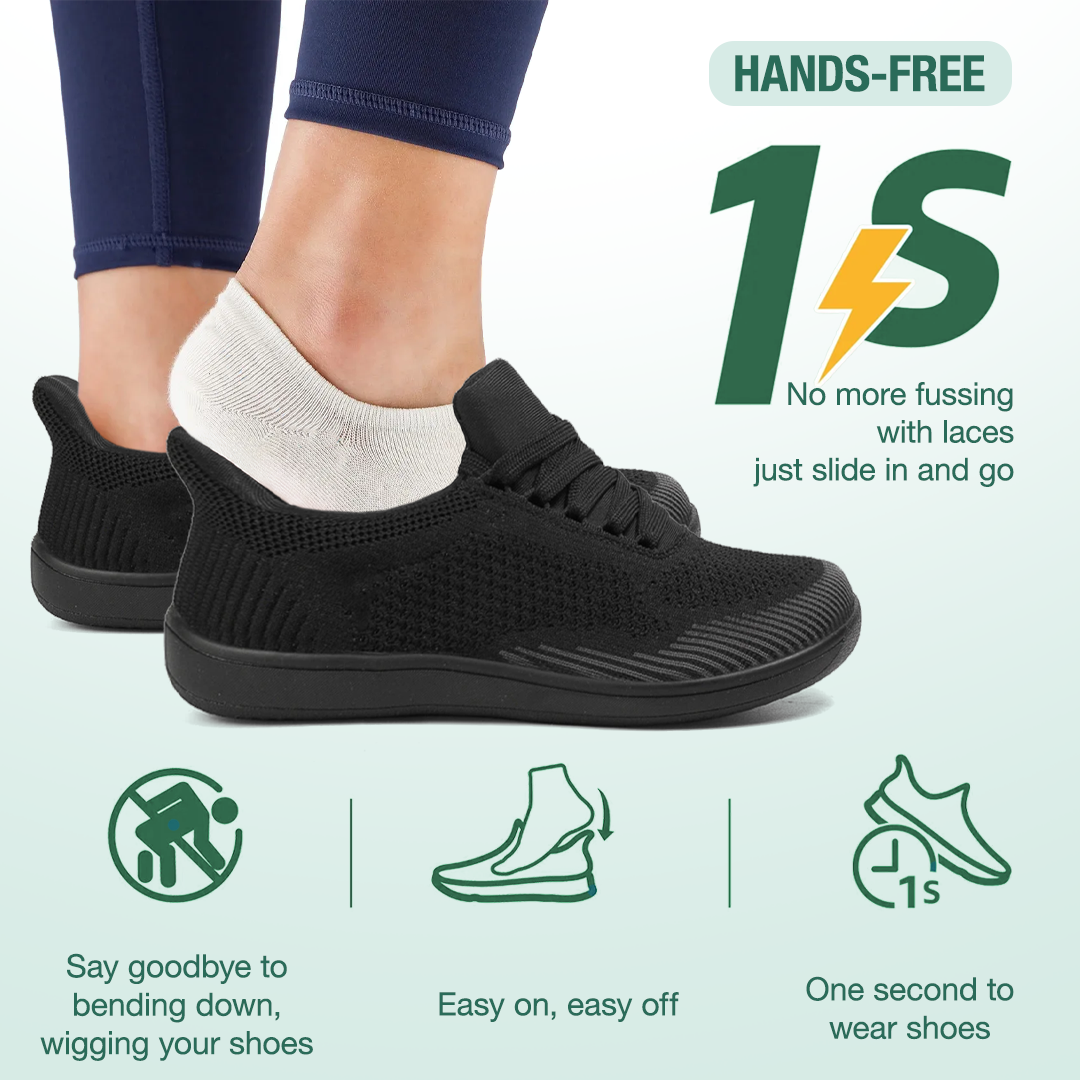 Freevo Hands-Free Barefoot Shoes - Black