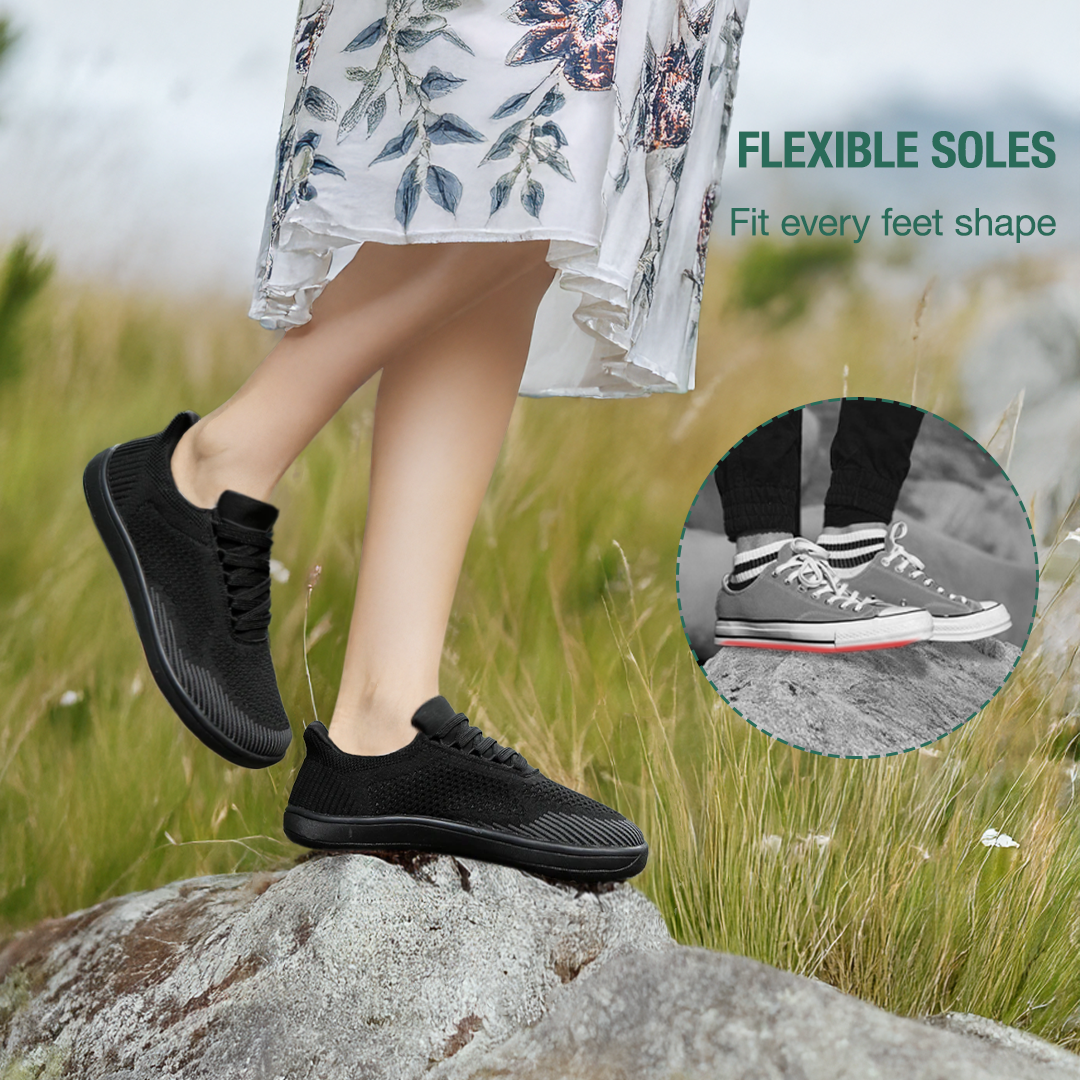 Freevo Hands-Free Barefoot Shoes - Black