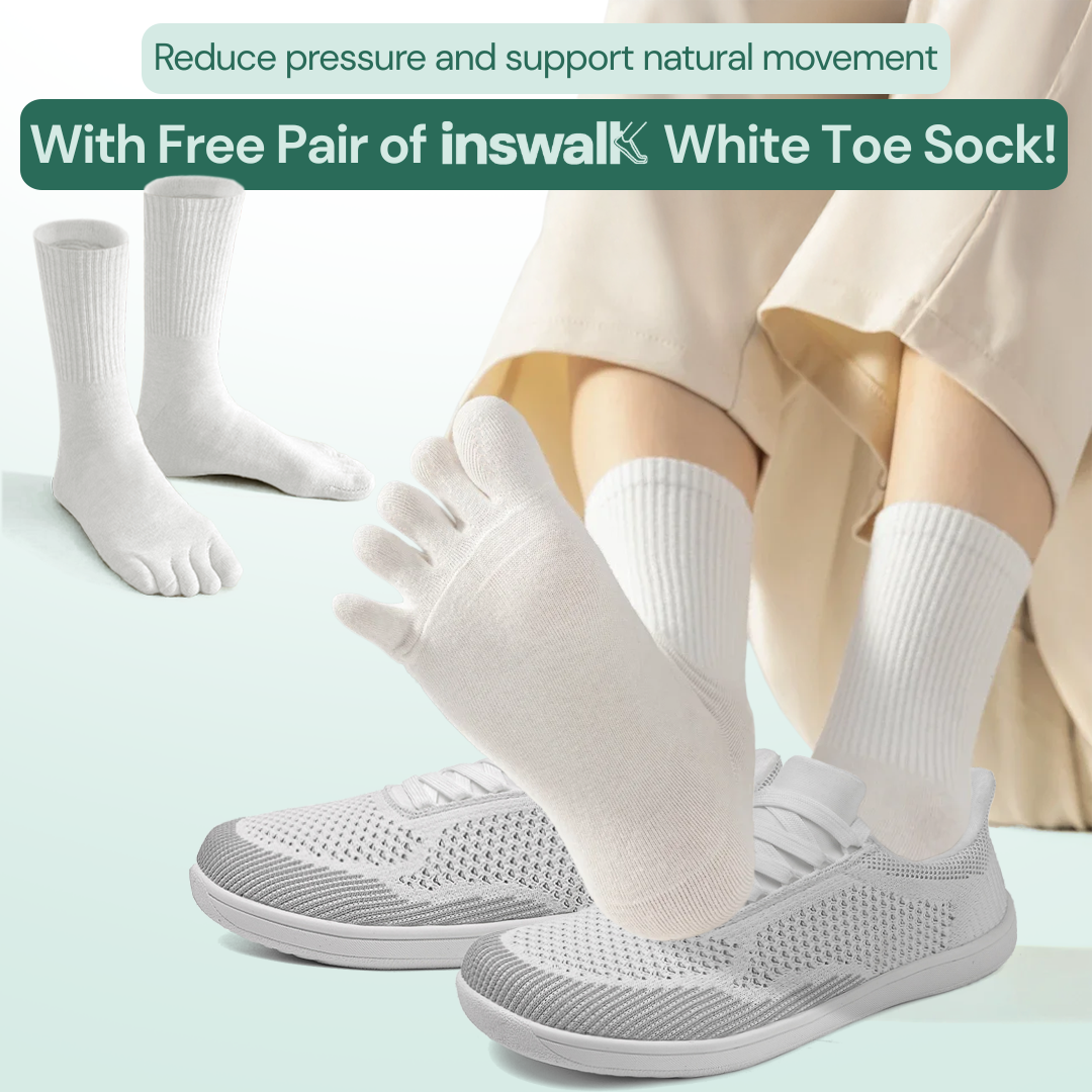 Freevo Hands-Free Barefoot Shoes - White