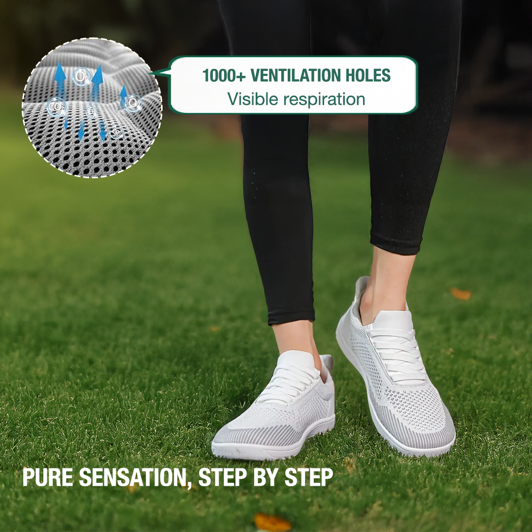 Freevo Hands-Free Barefoot Shoes - White