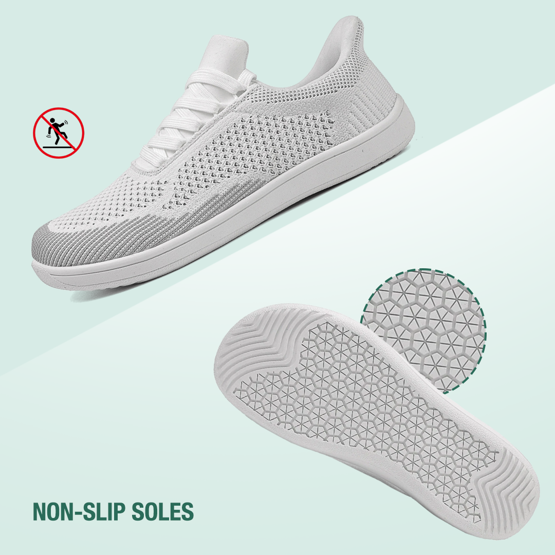 Freevo Hands-Free Barefoot Shoes - White