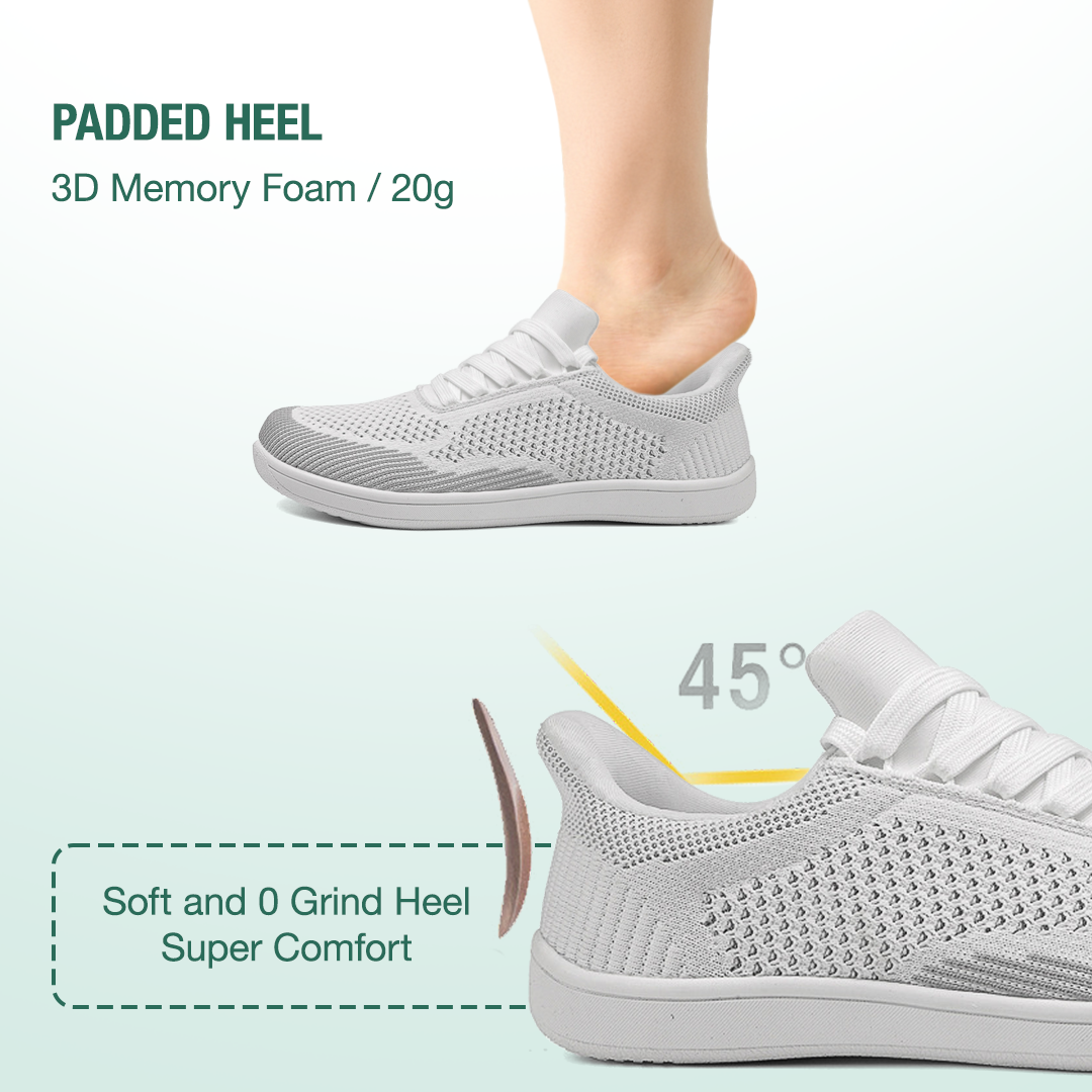 Freevo Hands-Free Barefoot Shoes - White
