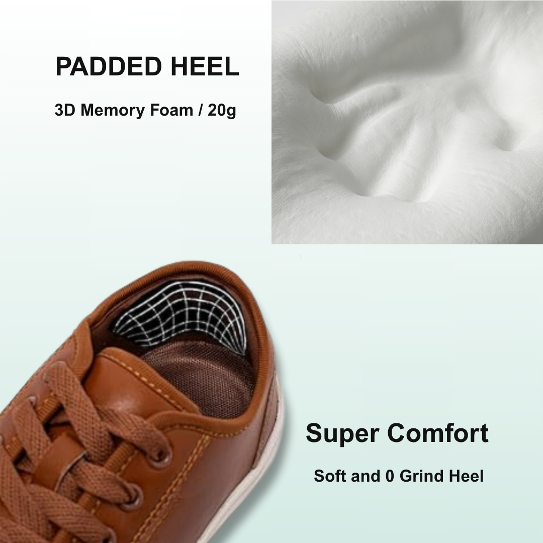 Lorry Vamp Leather Barefoot Shoes - Brown