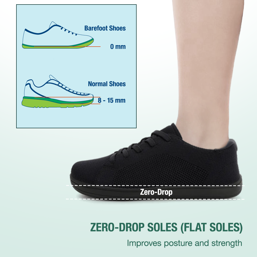 Mobivio Barefoot Shoes - Black