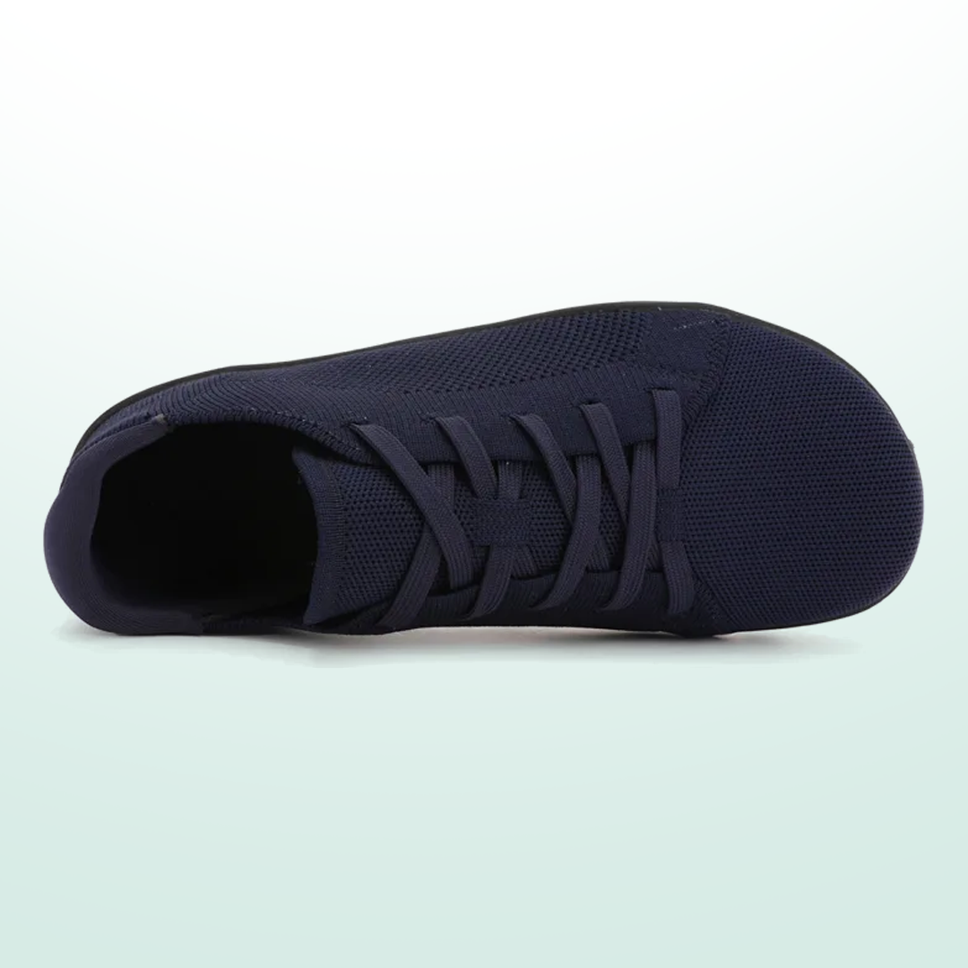 Mobivio Active Knit Barefoot Shoes - Navy Black