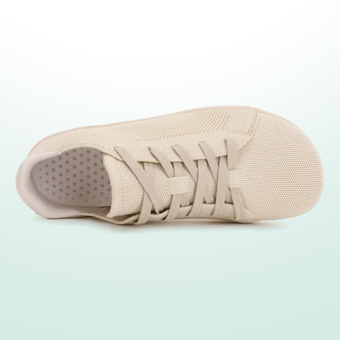 Mobivio Active Knit Barefoot Shoes - All Beige