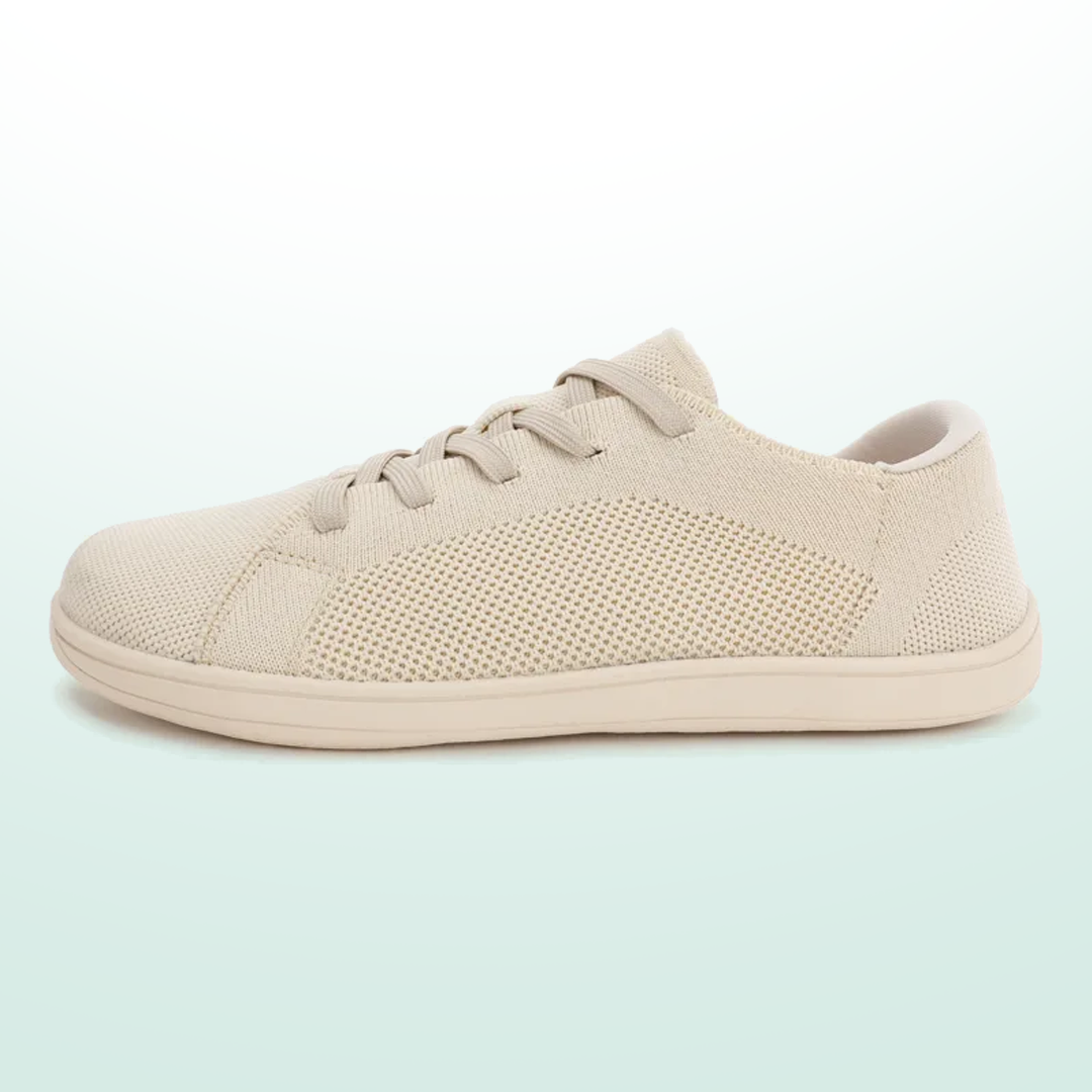 Mobivio Active Knit Barefoot Shoes - All Beige