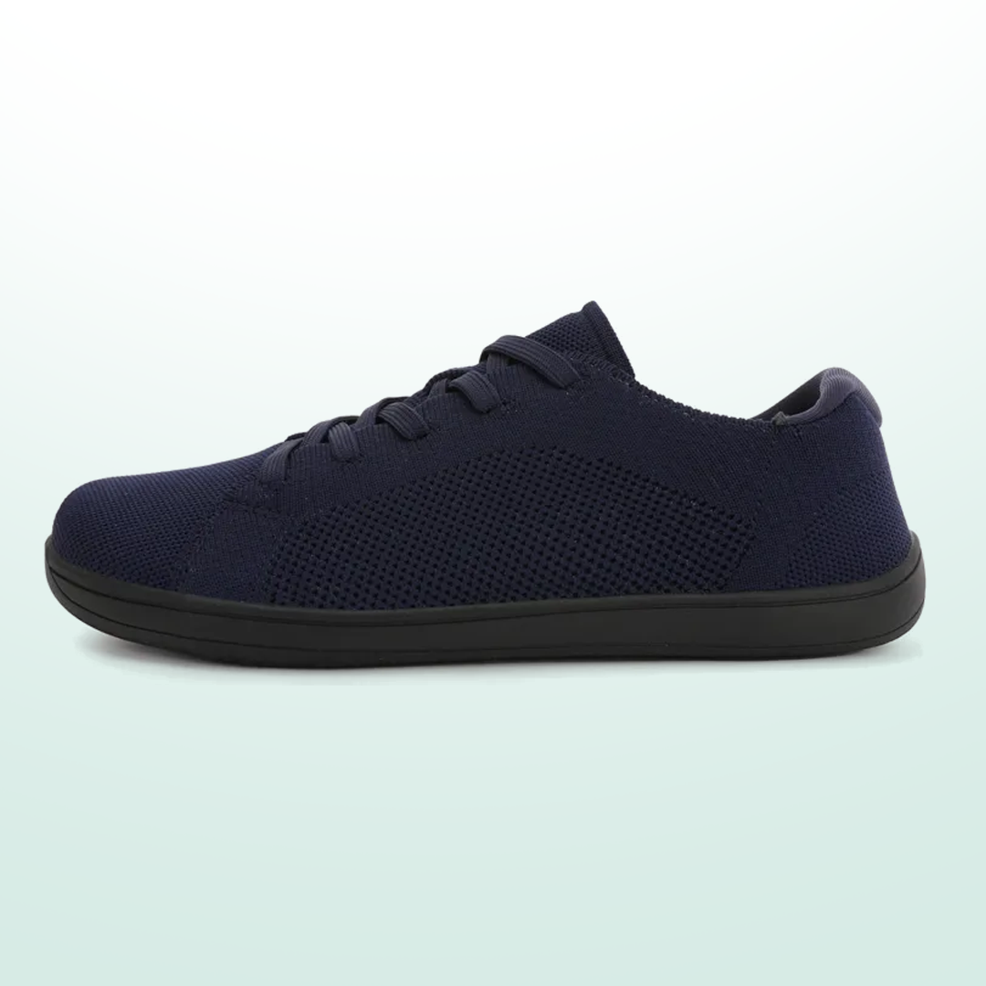 Mobivio Active Knit Barefoot Shoes - Navy Black