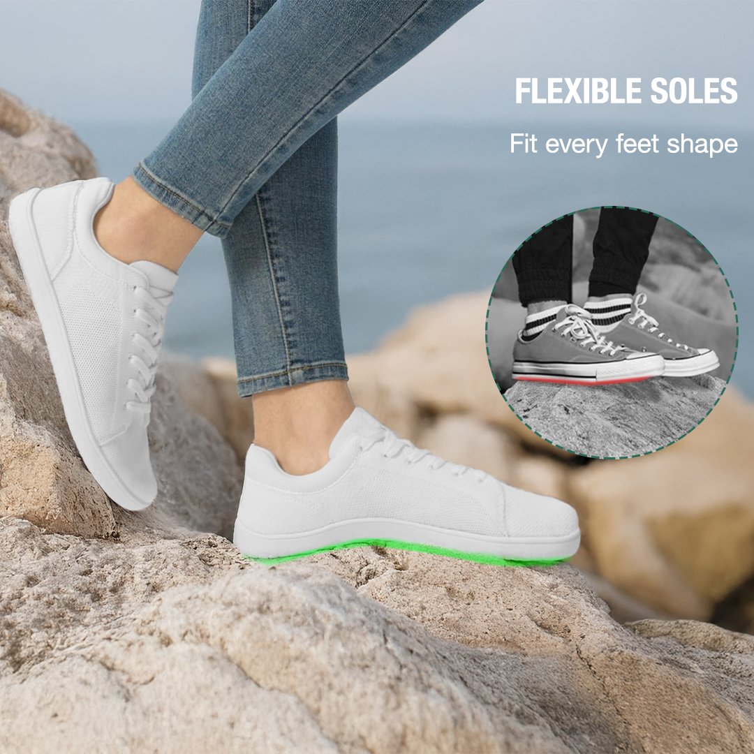 Mobivio Barefoot Shoes - White