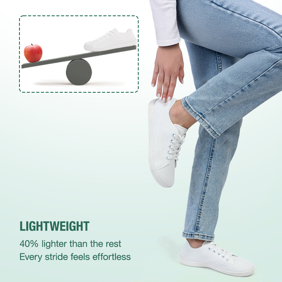 Mobivio Barefoot Shoes - White