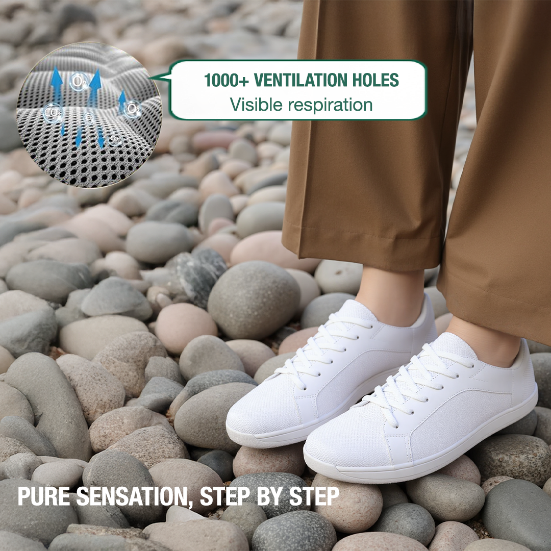Mobivio Barefoot Shoes - White