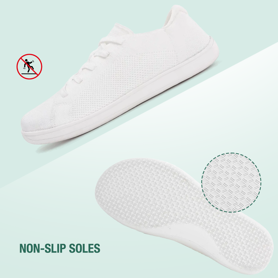 Mobivio Barefoot Shoes - White
