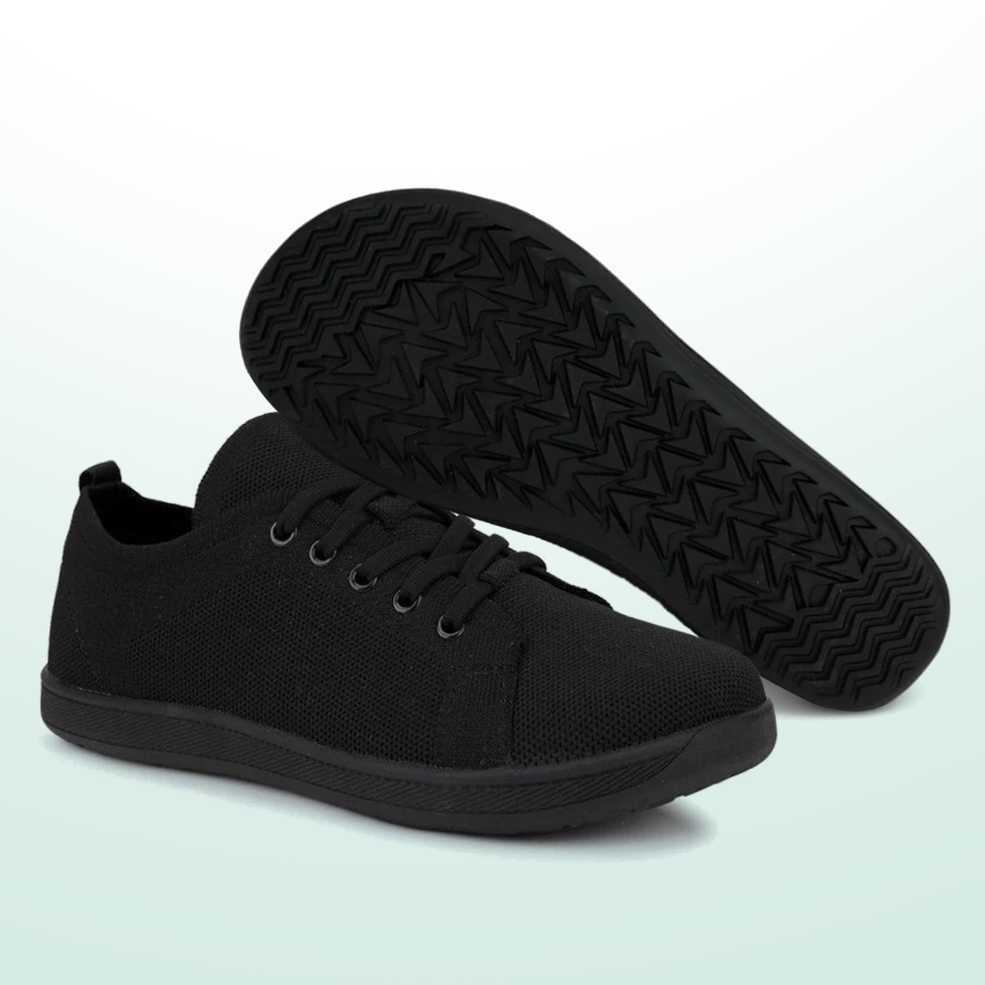 Mobivio Daily Knit Barefoot Shoes - All Black