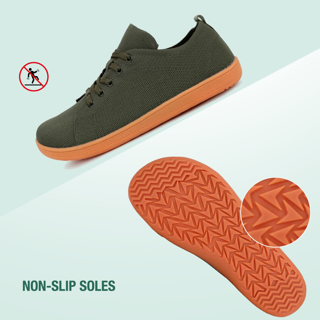 Zarvia Barefoot Shoes - Green Gum