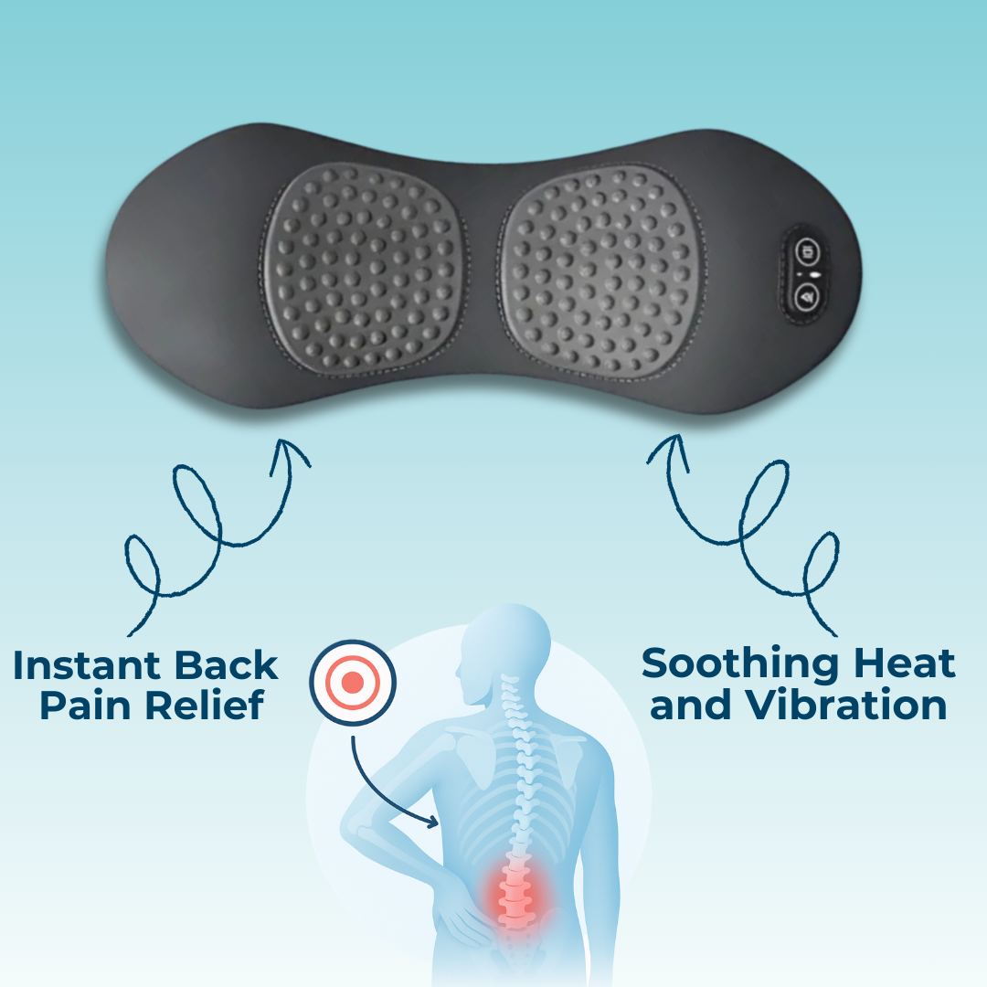Heated Lumbar Massager for Back Pain Relief