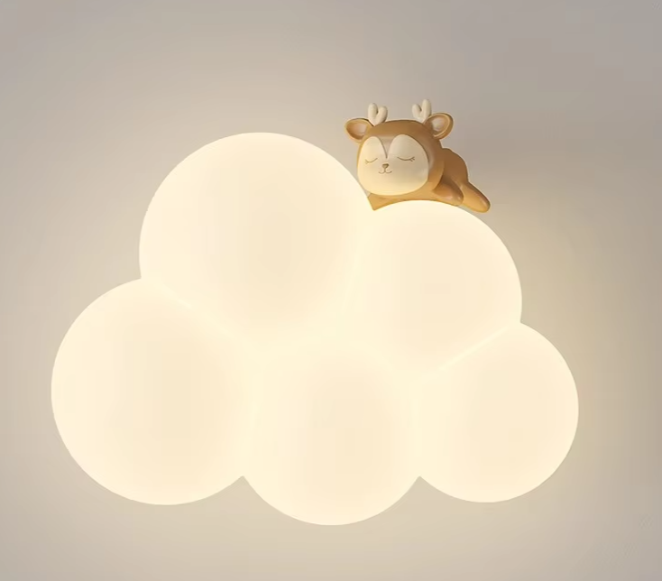 Enchanting Cloud Children's Wall Light for Kids' Rooms