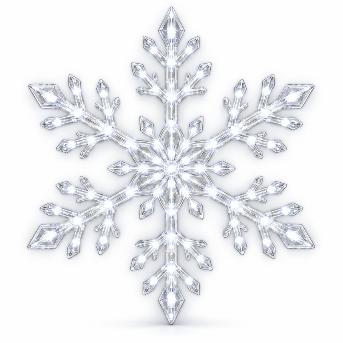 Snowflake Christmas Decor Set, Blue & White Holiday Ornaments