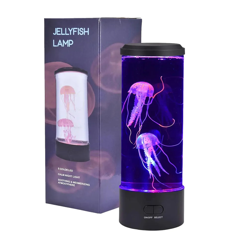 OceanGlow: Tranquil Jellyfish Lamp for Stress Relief