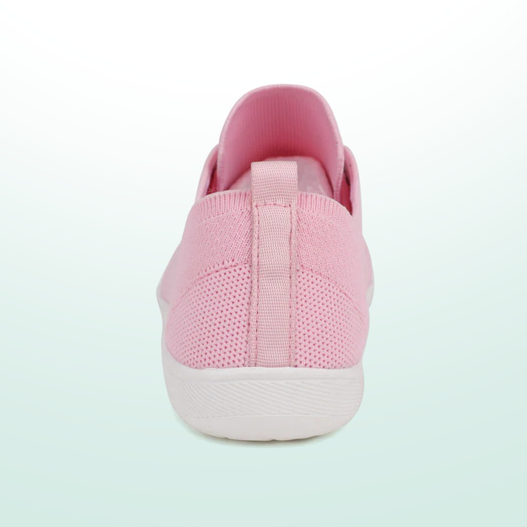 Mobivio Daily Knit Barefoot Shoes - Pink White