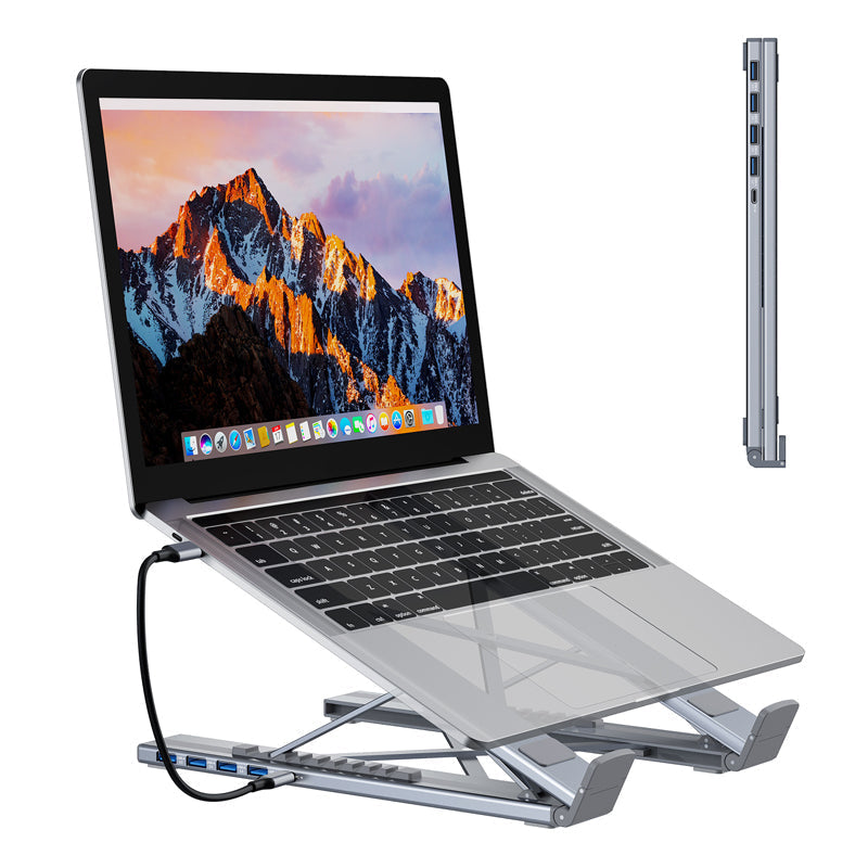 Limited-time offer-USB-C Docking Station Laptop Stand with 4K HDMI