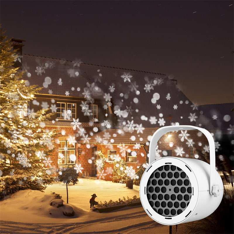 Christmas Projector Light — 16 Patterns, USB Powered, HD Holiday Decor