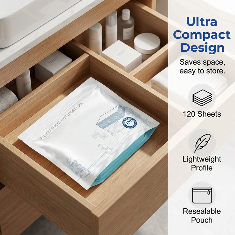 100-Count Floor Cleaner Sheets – Effortless Mopping Solution