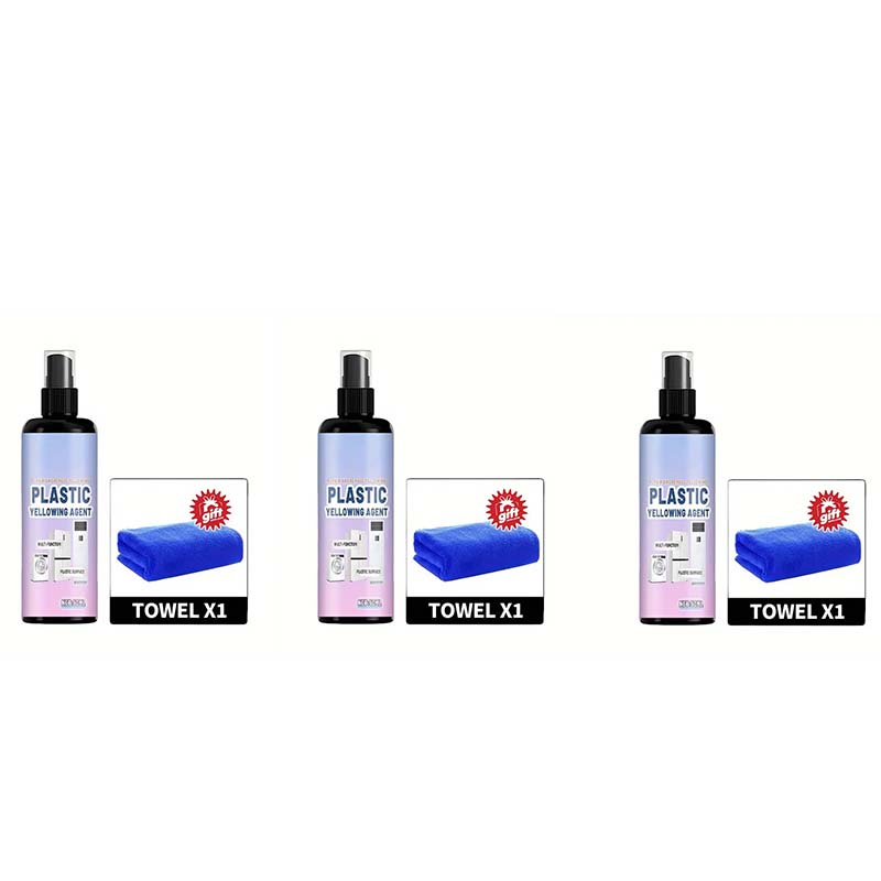 50% OFF NOW Multi‑Purpose Plastic Yellowing Remover Spray – From Yellowed to Bright White in Seconds! No scrubbing, no replacing – just spray, wait, and restore.