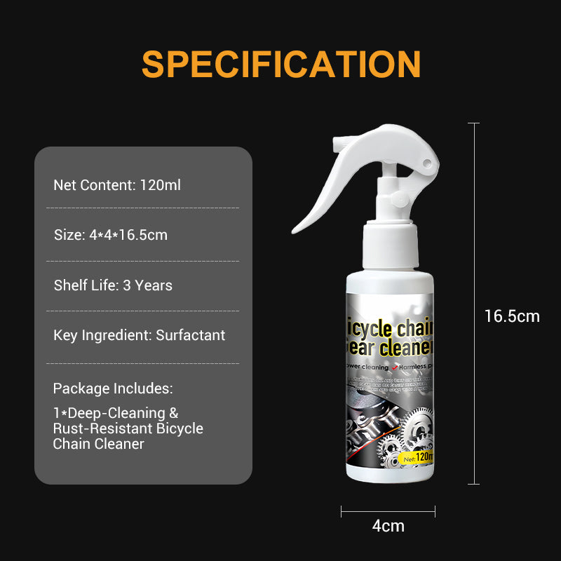 50% OFF Today | Deep-Cleaning Bicycle Chain Cleaner with Anti-Rust Protection