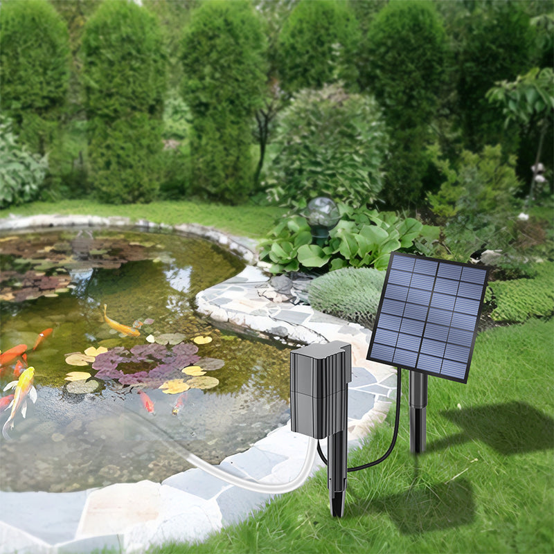 50% OFF !! Solar Pond Aerator with Air Pump