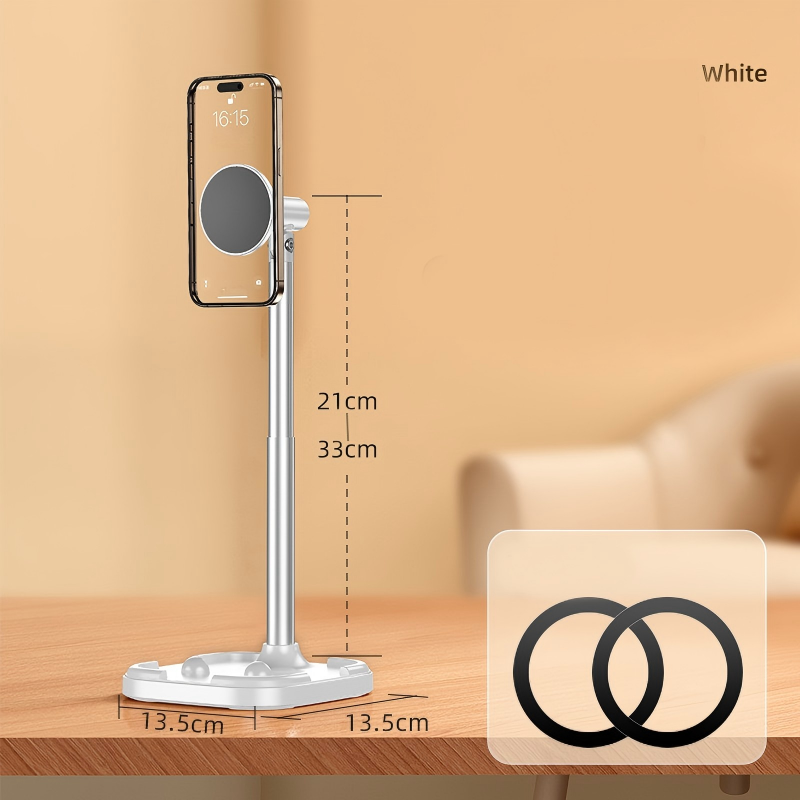 50K+ SOLD!Magnetic Overhead Phone Stand – 360° Rotation, Height Adjustable for Cooking & Crafting Videos