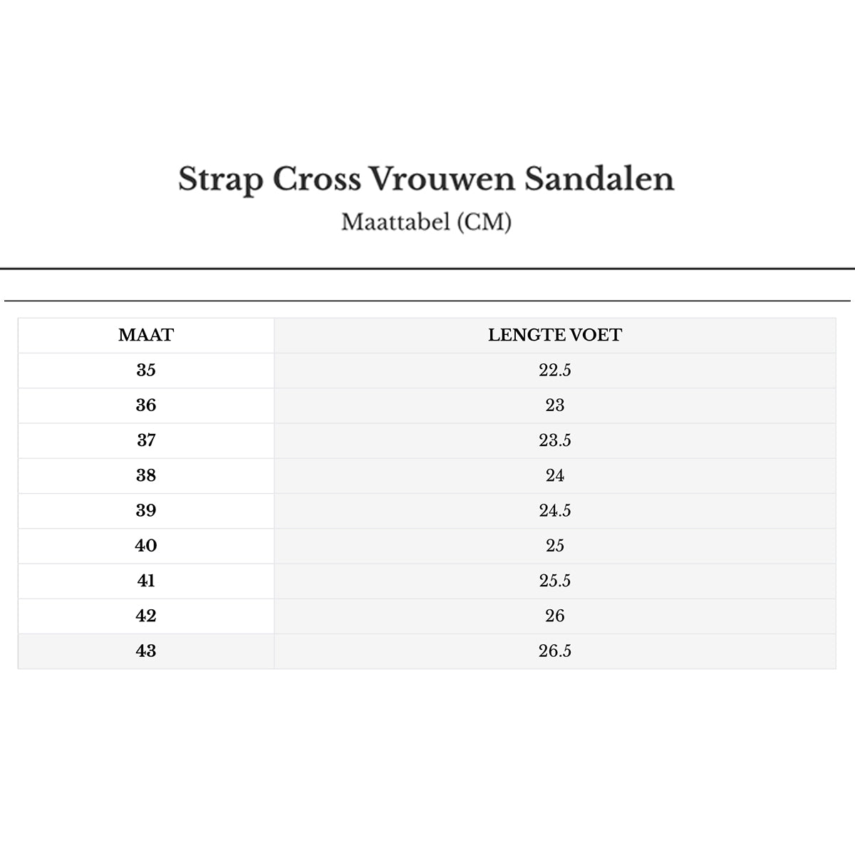 Strap Cross Women's Sandals