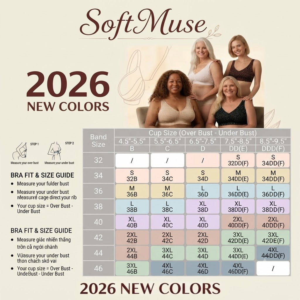 SoftMuse - Wirefree Firming Support Bra