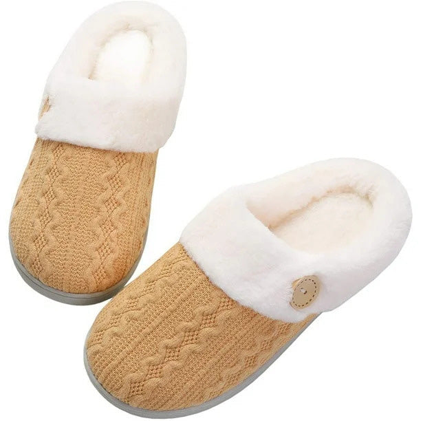 Cozy House Slippers for Cold Weather with Anti-Slip Sole