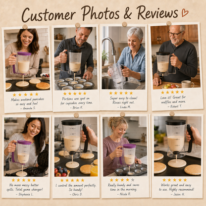 Easy-Pour Pancake & Cupcake Batter Dispenser