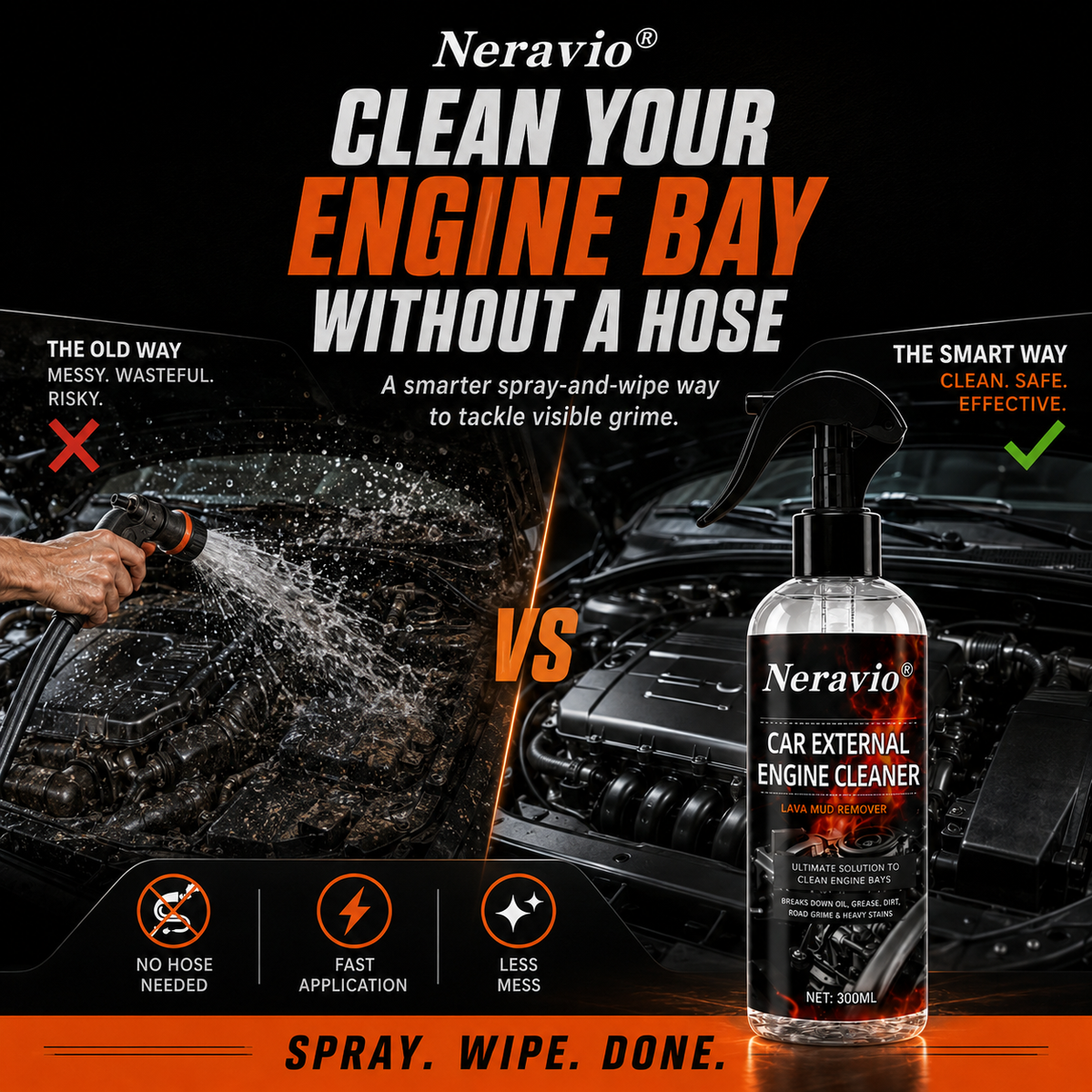 Limited-Time 55% OFF Waterless Fast Acting Car Engine Bay Cleaner