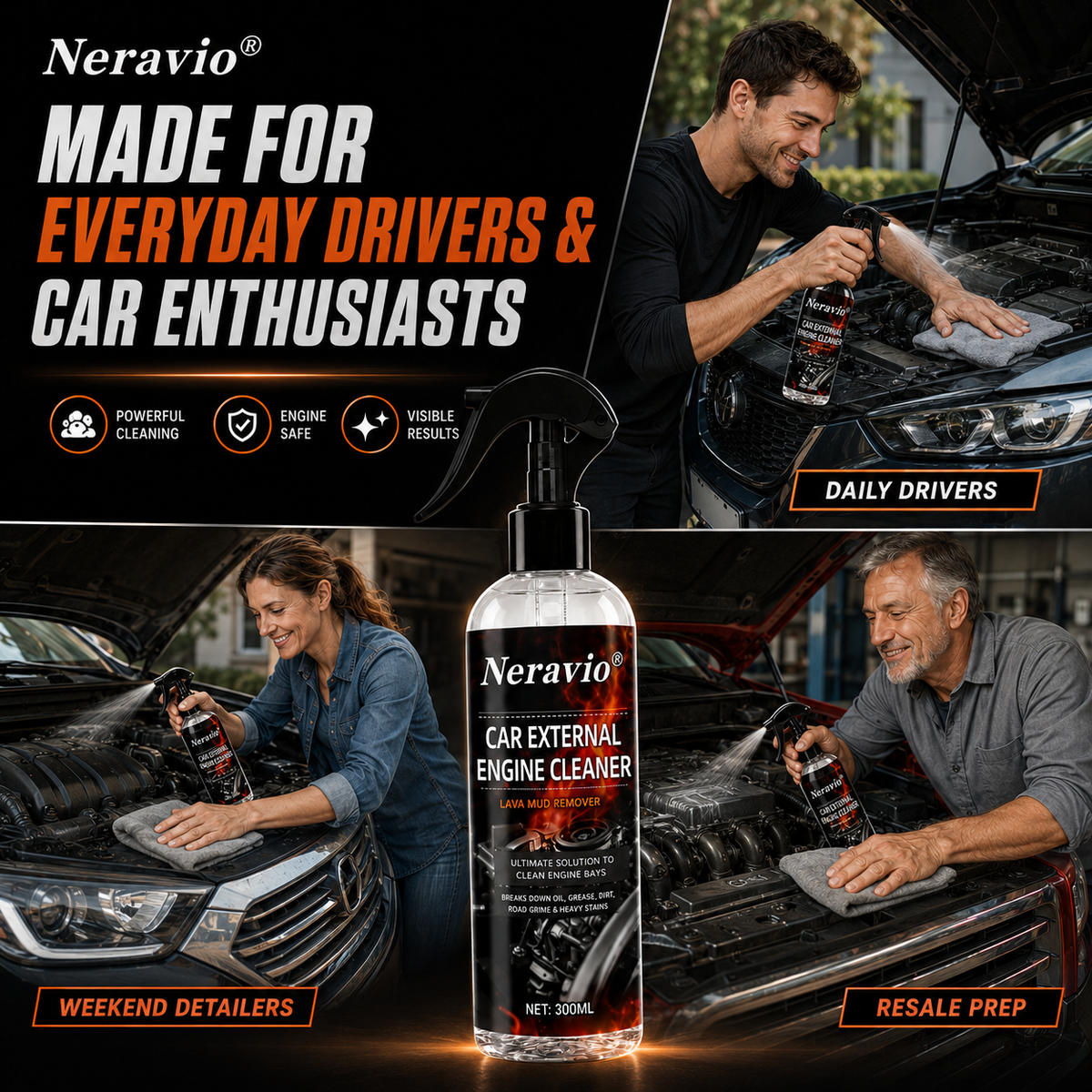 Limited-Time 55% OFF Waterless Fast Acting Car Engine Bay Cleaner