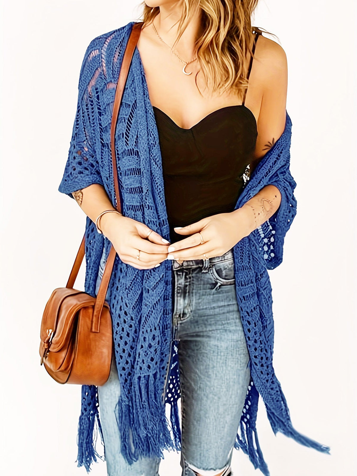 2026 Women's Lightweight Knit Cardigan Perfect for outdoor beach vacations and sun protection