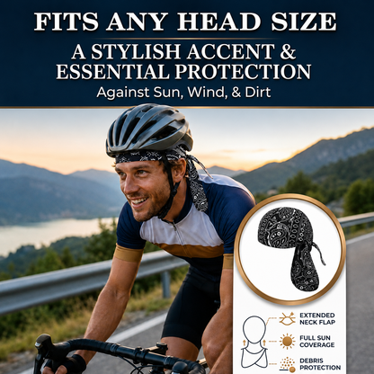 Buy 1 Get 1 Free Elastic Cycling Sports Cap – Sweat-Wicking Helmet Liner