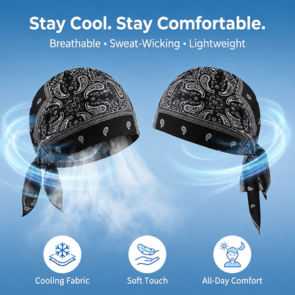 Buy 1 Get 1 Free Elastic Cycling Sports Cap – Sweat-Wicking Helmet Liner