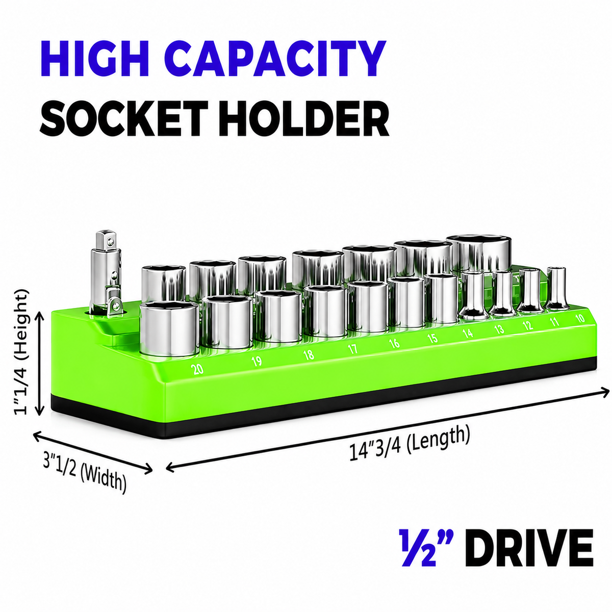 Magnetic Socket Organizer-Find Every Socket Instantly