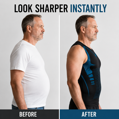 Men's Slimming Compression Vest | Posture Corrector Base Layer