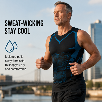 Men's Slimming Compression Vest | Posture Corrector Base Layer