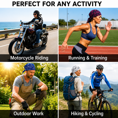 Buy 1 Get 1 Free Elastic Cycling Sports Cap – Sweat-Wicking Helmet Liner