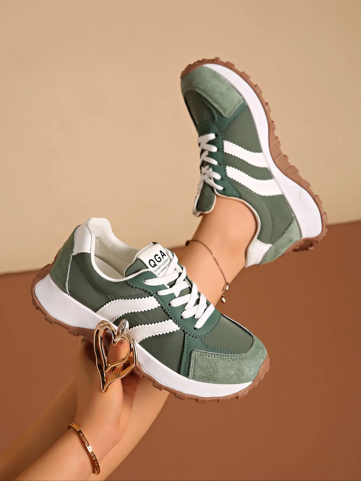 Women's Trainers – Lace-Up, Non-Slip