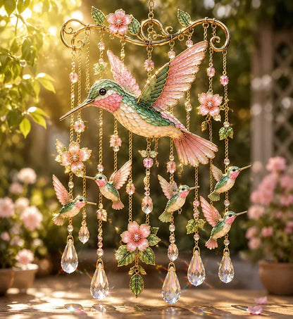 Last Day 50% OFF Graceful Hummingbird Wind Chime Add Beauty to Every Breeze