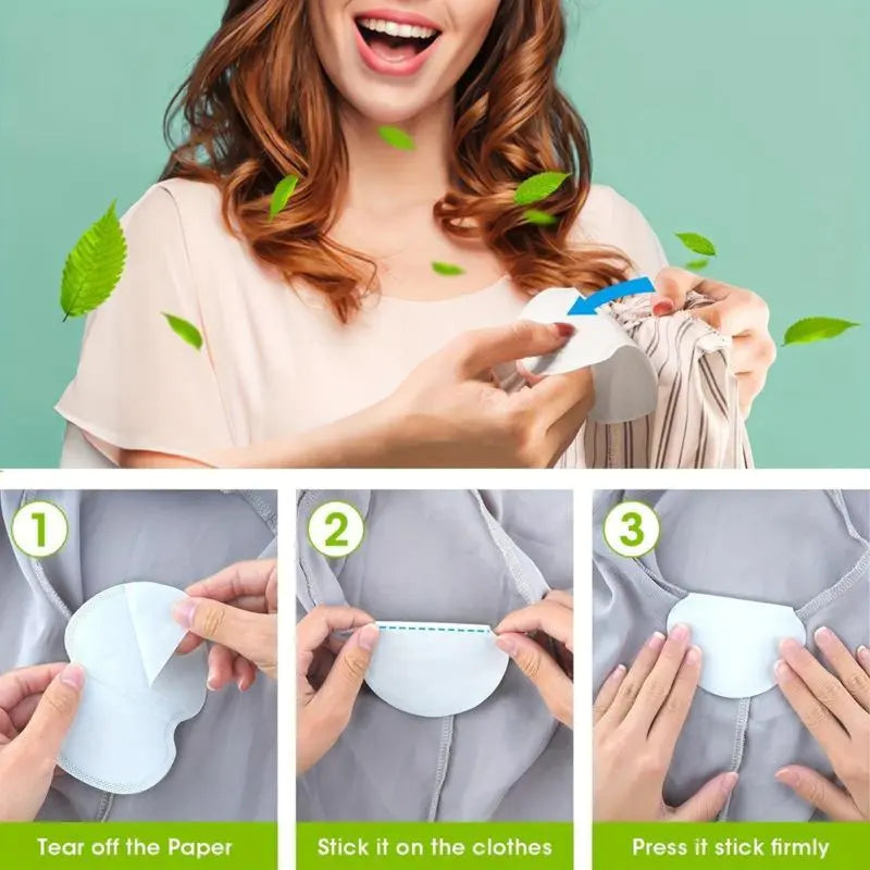 50 PCS Daily Travel Gym Invisible Armpit Sweat Patch