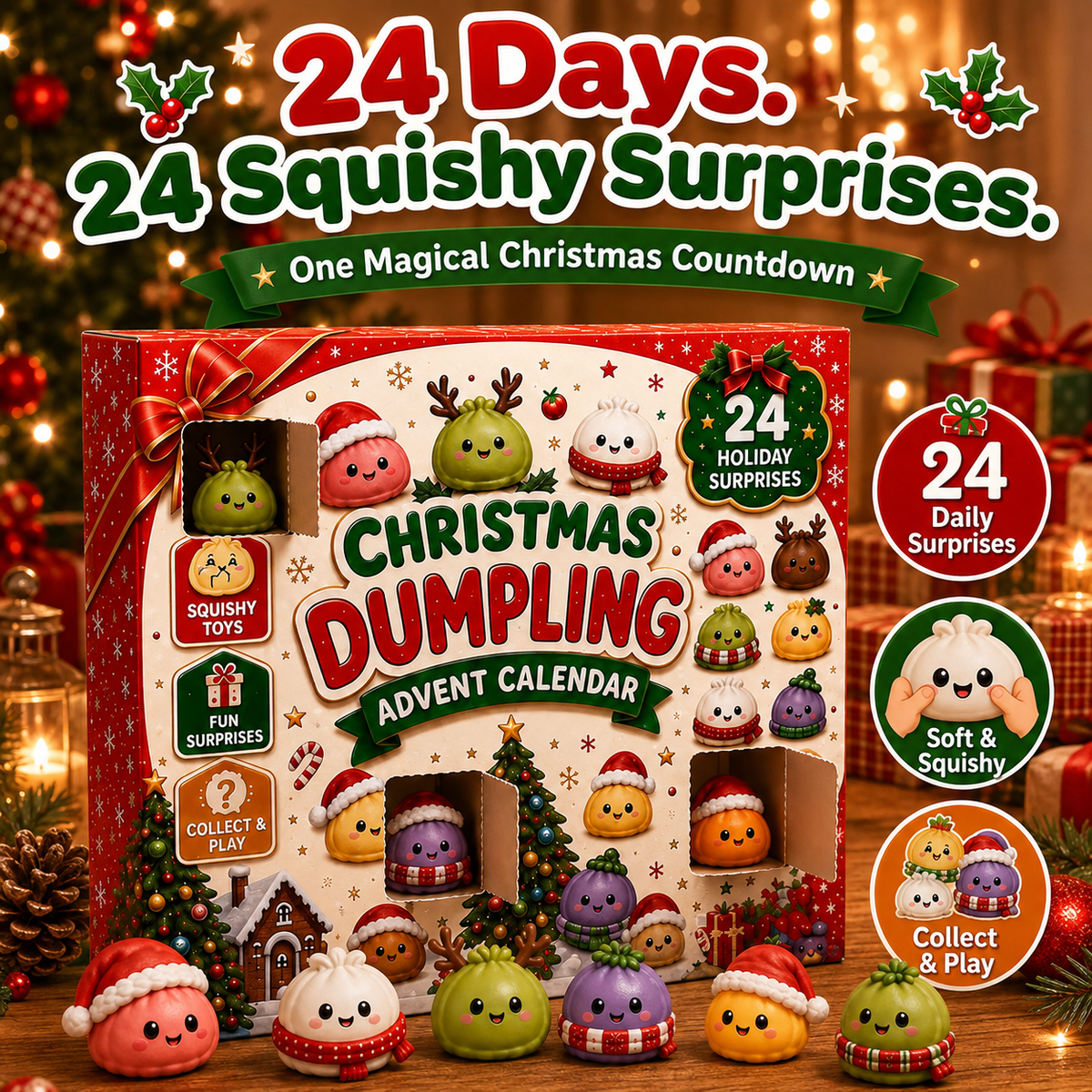 CHRISTMAS SPECIAL | 24 Days of Mini Squishies