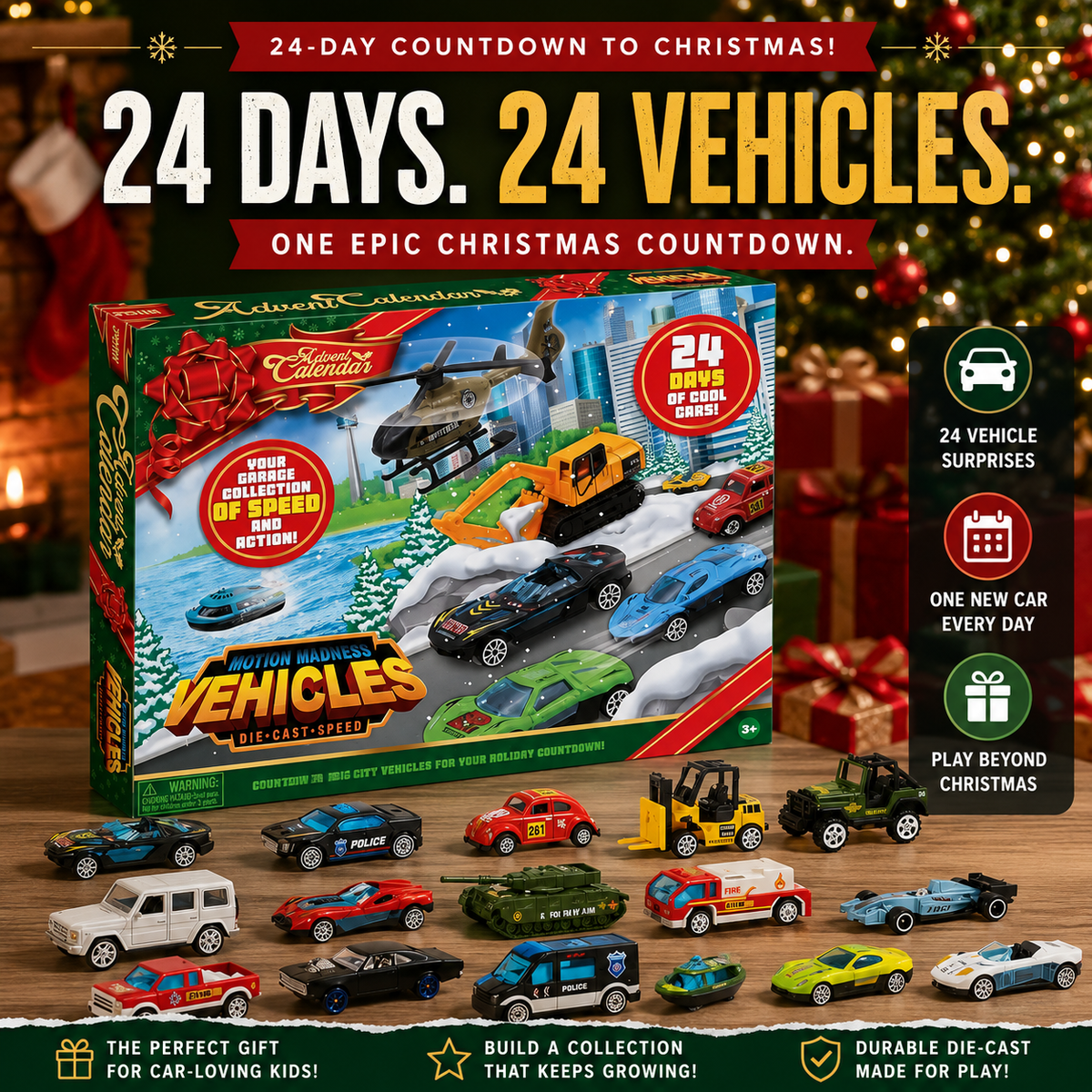 2026 Christmas Car Advent Calendar – 24 Surprises Before Christmas