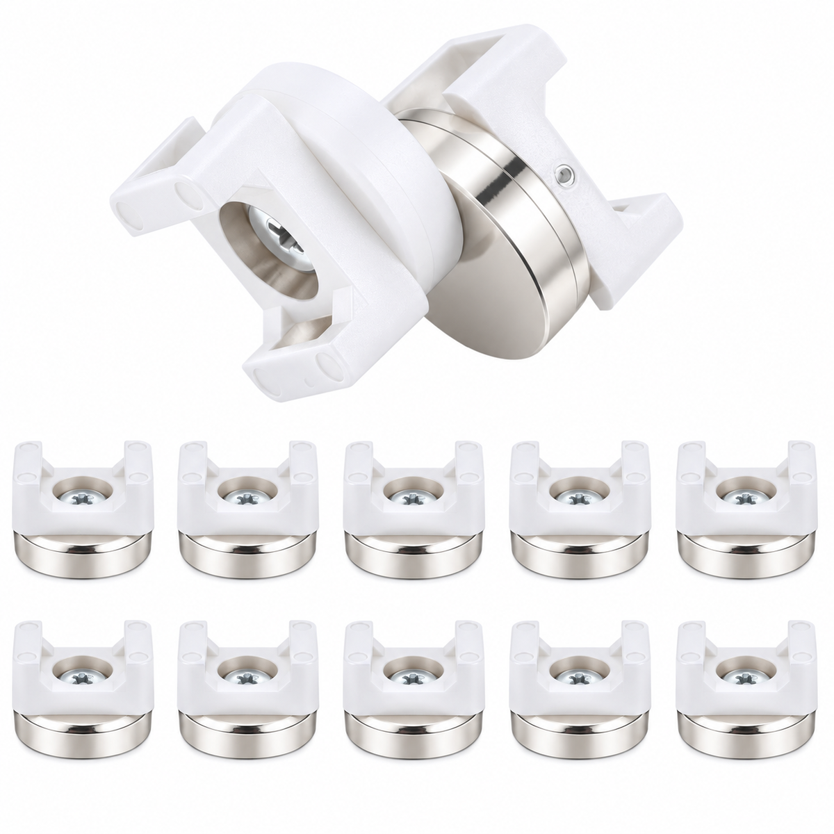 25 LBS Magnetic Cable Mounts for Steel Cable Routing