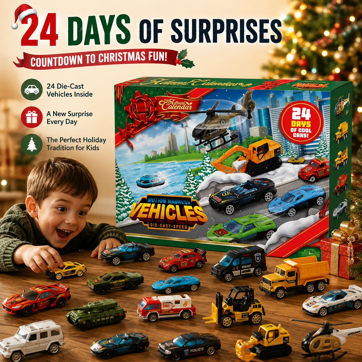 2026 Christmas Car Advent Calendar – 24 Surprises Before Christmas